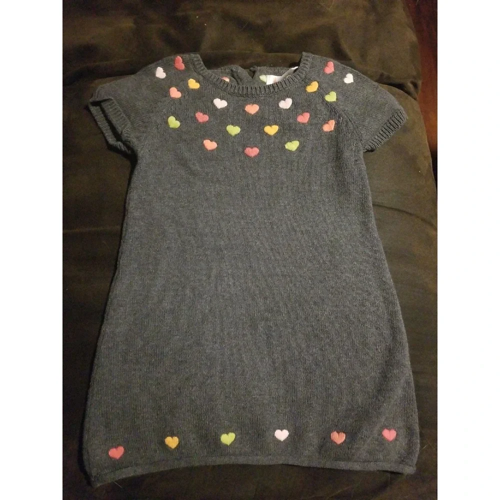 Sweater dress gymboree little hearts 4t